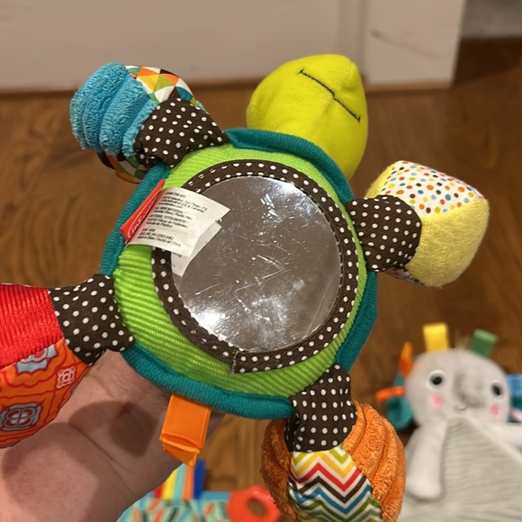 Three Baby Toys:  Infantino Pal Turtle, Bright Stars Elephant, NUBY Monkey - Picture 12 of 16